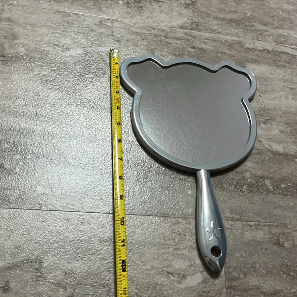 Jeffree Star Silver Pig-Shaped Hand Mirror